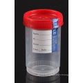 FDA Registered 120ml Urinalysis Container with Tab Label and Sterility